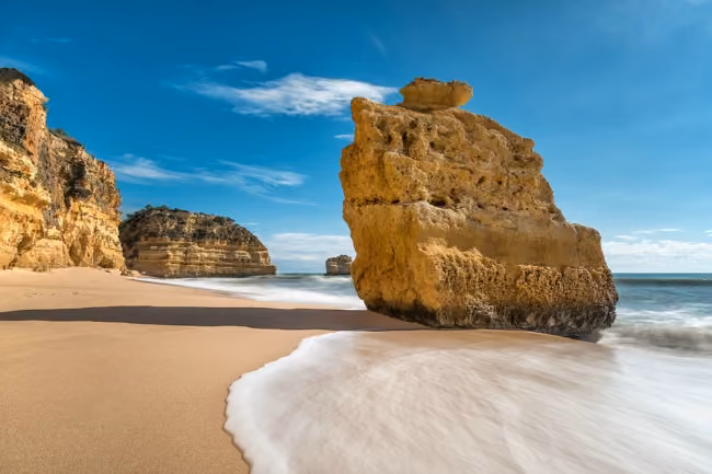 best-beaches-in-europe-marinha-beach-in-algarve-european-best-destinations