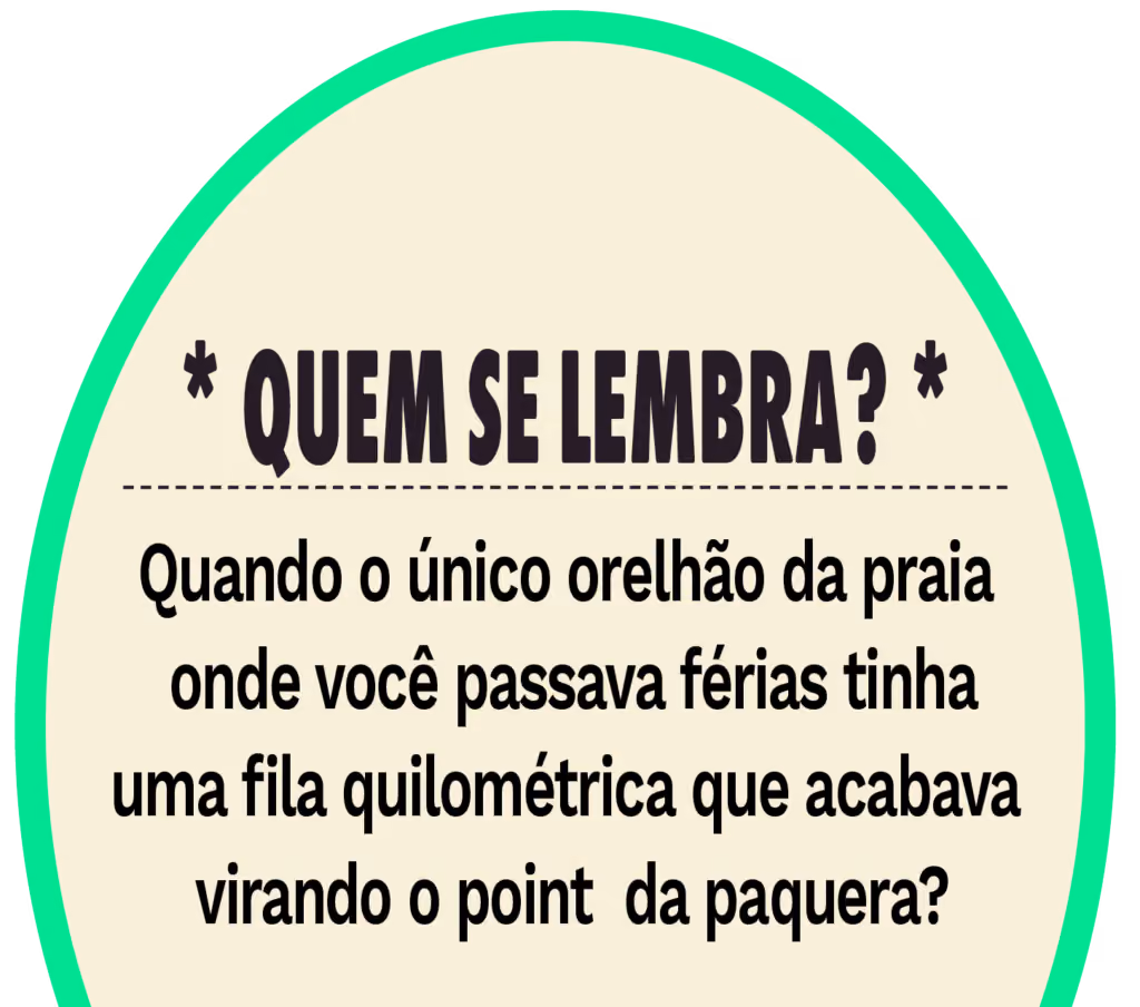 Quem se lembra? Quando o único orelhão da praia onde você passava férias tinha uma fila quilométrica que acabava virando o point da paquera?