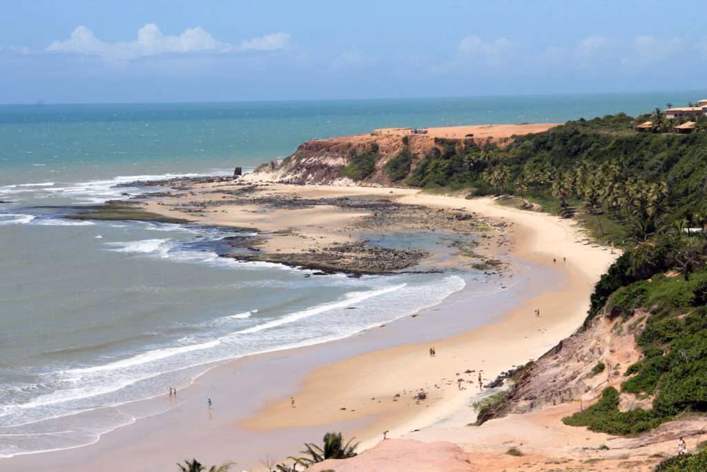 Praia do Amor, Pipa, RN. Da Praia da Pipa a Fortaleza