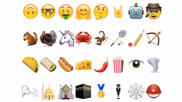 The slew of new emoji icons includes a burrito, a taco, the unicorn head, and a detective. The most scandalous new Apple emoji is a hand with the middle finger extended, the international symbol for "We're number 1!"